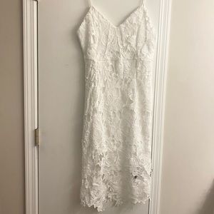 NEW with Tags - White Lace Dress, Women’s Sz XL